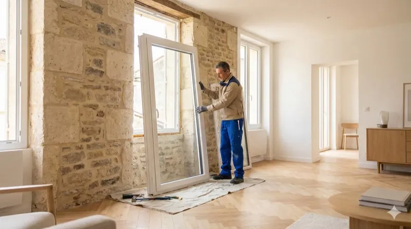 Pose de fenêtres double vitrage Chéreng